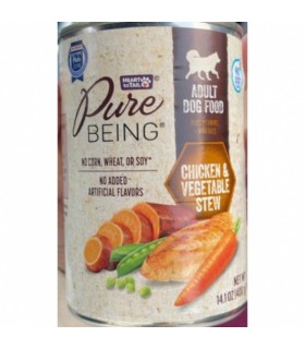 Konserv koerale kana ja köögiviljadega, Pure being, 400g