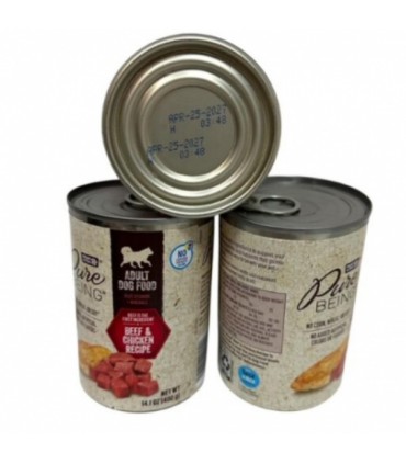 Konserv koerale veise ja kanalihaga, Pure being 400g