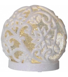 Dekoratsioon lumepall LED, 13.5x13.5x13.5cm