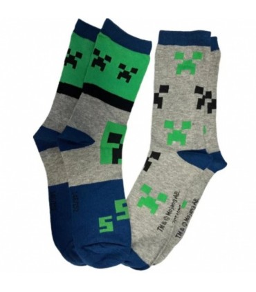 Sokid Minecraft Creeper (suurus 23-24) 2-pakk