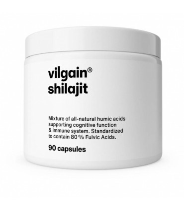 Kapslid Shilajit, Vilgain, 80% fulvohappe ekstrakt, 90tk