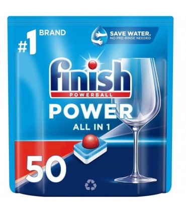 Nõudepesumasina tabletid Powe, Finish 50tk