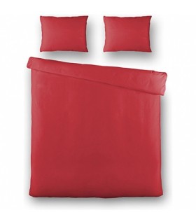 Voodipesukomplekt 200x220cm, Fresh&Co Duvet, satiin, punane