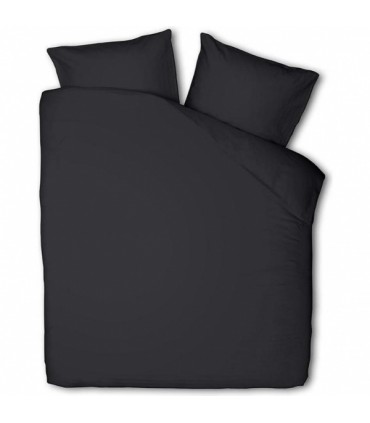 Voodipesukomplekt 240x220cm, Luna, mikrofiiber, must