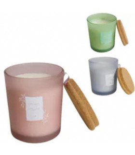 Lõhnaküünal klaasis kaanega 11cm, erinevad