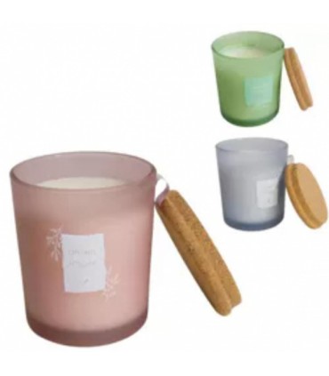 Lõhnaküünal klaasis kaanega 11cm, erinevad