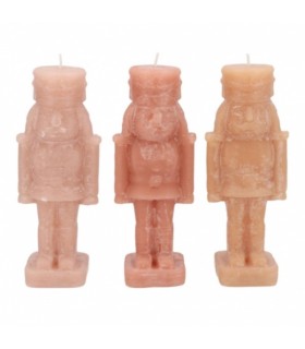 Küünal pähklipureja 20cm, liivatooni, erinevad