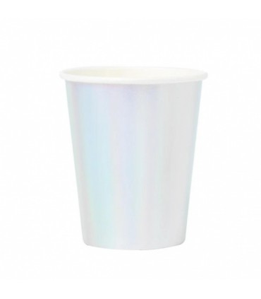 Ühekordsed topsid 250ml, läikiv värviline 8tk