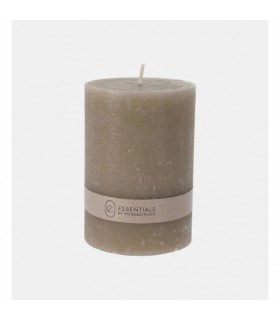 Küünal pillar 7x10cm, Home&Styling, mid taupe