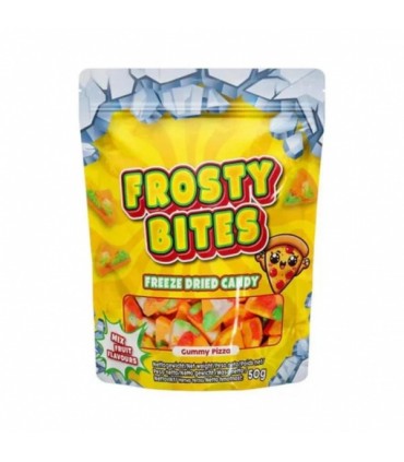 Külmkuivatatud kommid Gummy Pizza, Frosty Bites 50g