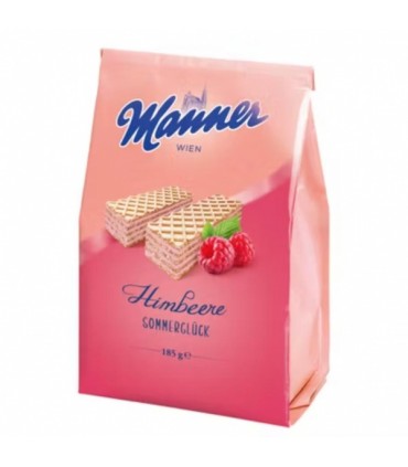 Vahvlid vaarika täidisega, Manner 185g