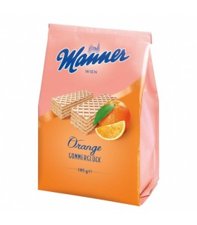 Vahvlid apelsini täidisega, Manner 185g
