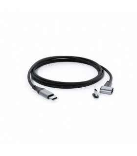 EPICO Magnetic Braided Data Cable USB-C to USB-C - grey