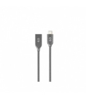 Epico Metal USB-A - Lightning - cable, 1.2m, Space Grey