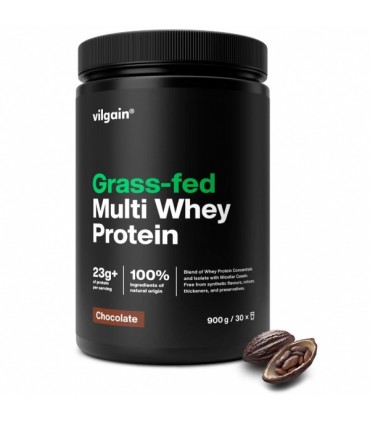 Proteiinipulber šokolaadi maitseline Grass-Fed, Vilgain 900g