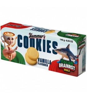 Küpsised vanilje maitselised, Yummers Brainrot 140g