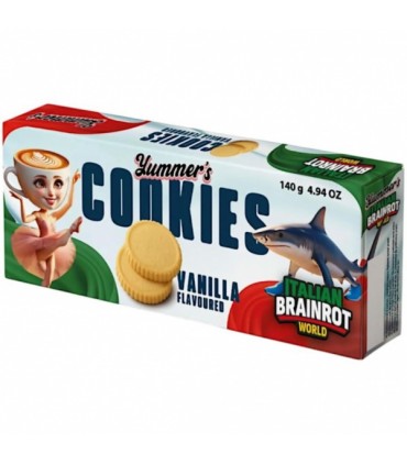 Küpsised vanilje maitselised, Yummers Brainrot 140g