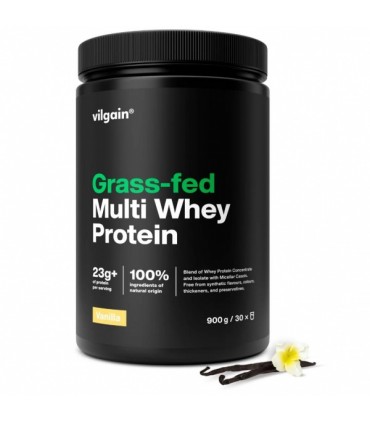 Proteiinipulber vanilje maitseline Grass-Fed, Vilgain 900g