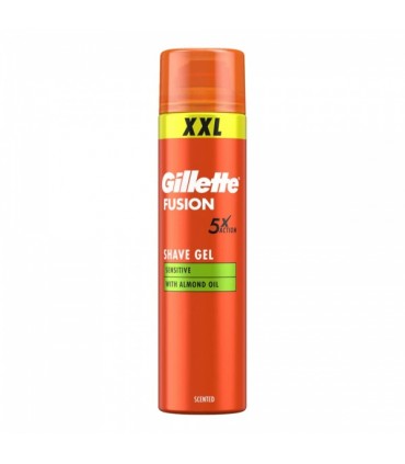 Raseerimisgeel Sensitive, Gillette, mandliõliga 200ml