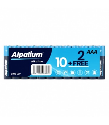 Patarei LR03/AAA/1.5V , Alpalium 10+2tk
