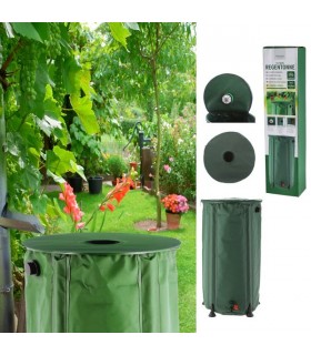 Vihmaveetünn kaanega, kokkupandev 100L