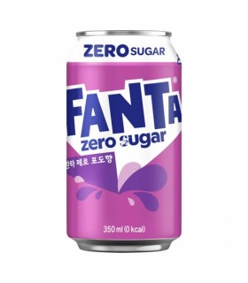 Karastusjook viinamarja maitseline, Fanta Korea, suhkruvaba 350ml