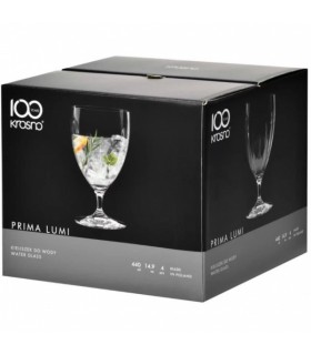 Joogiklaaside komplekt, Krosno Prima Lumi 4x400ml