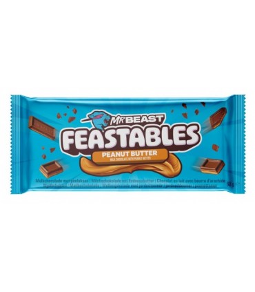 Piimašokolaad maapähklivõiga, MrBeast Feastables 60g