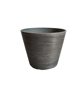 Lillepott hall/must triip Ø40.8x34cm