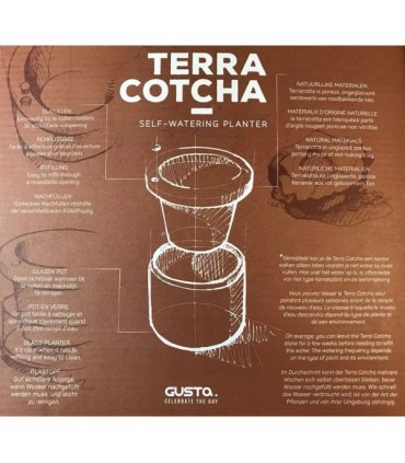 Lillepott ise-kastev, Gusta ø14cm