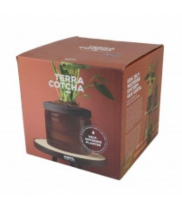 Lillepott ise-kastev, must ø18,5cm