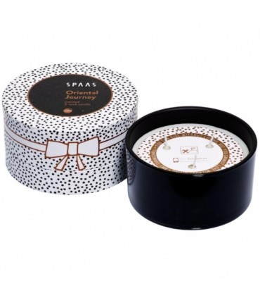 Küünal klaasis Oriental Journey 13.5cm, Spaas, 3 tahhi, 28h