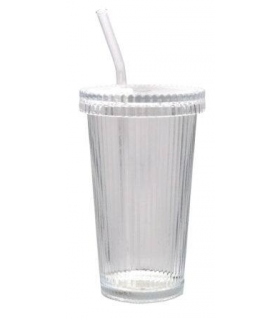 Matcha joogiklaas joogikõrrega 365ml