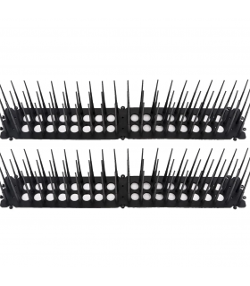 Linnupiigid plastik, must 2tk