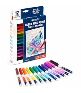 Värvilised markerid Ultra Fine Vibrant, Crayola 12tk