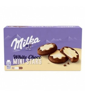 Küpsised valge šokolaadiga Mini Stars, Milka 150g