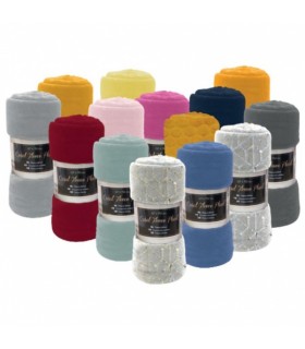 Fliispleed 127x152cm, coral, erinevad värvid