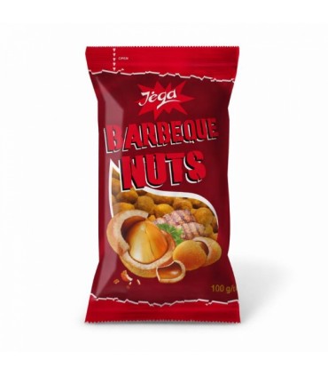 BBQ maitselised röstitud maapähklid, Jega 100g