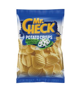 Kartulikrõpsud hapukoore- ja sibulamaitselised, MrCheck 150g