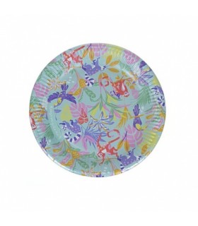 Ühekordsed taldrikud safariloomad 23cm, 10tk