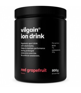 Spordijoogipulber elektrolüütidega punase greibi maitseline, Vilgain, suhkruvaba 800g