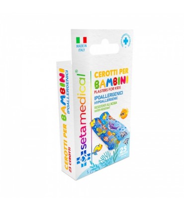 Plaastrid laste Bambini, Setablu 25tk