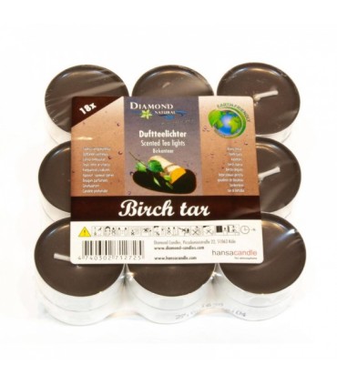 Lõhna-teeküünal Brich Tar 18tk