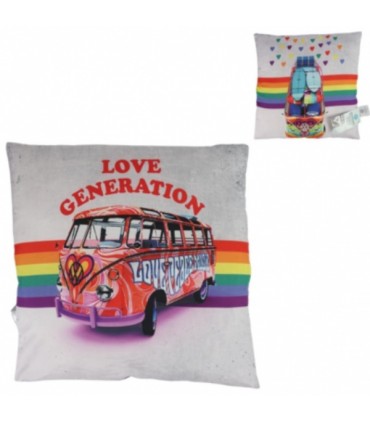 Dekoratiivne padi Volkswagen Rainbow Bus 40x40cm