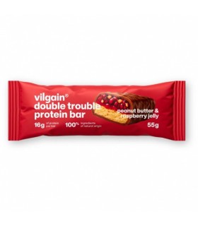 Proteiinibatoon maapähklivõi ja vaarika moosiga, Vilgain 55g