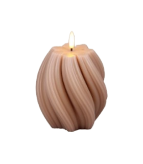 LED-küünal Twist Apricot 11.5x11.5x10.5cm, Juno, erinevad