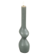 LED-küünal Organic 7.5x7.5x25cm, Juno, oliivroheline