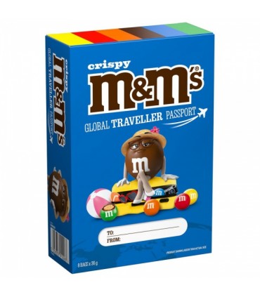 Kommid pähklitega Traveller Passport, M&M´s 288g