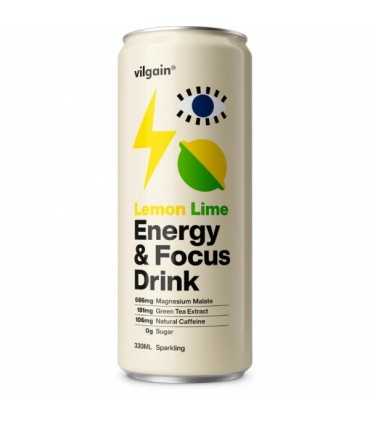 Naturaalne energiajook sidruni-laimi, Vilgain 330ml