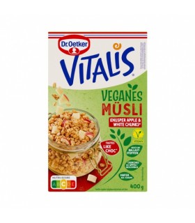 Müsli õuna ja valge šokolaadi tükkidega, Dr.Oetker 400g